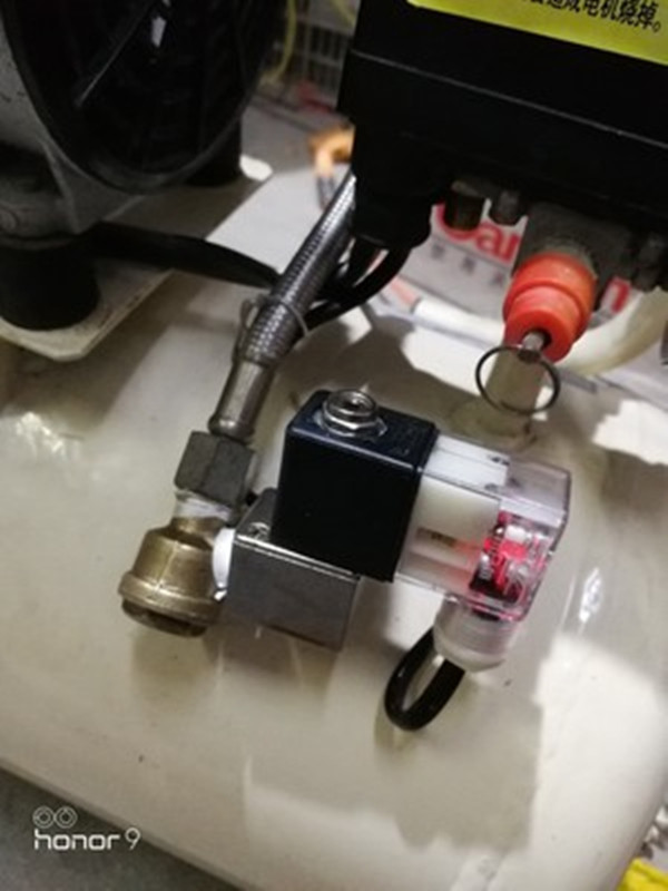 空氣壓縮機(jī) 無油沖氣泵電磁閥 靜音空壓機(jī)電磁閥打氣泵電子閥